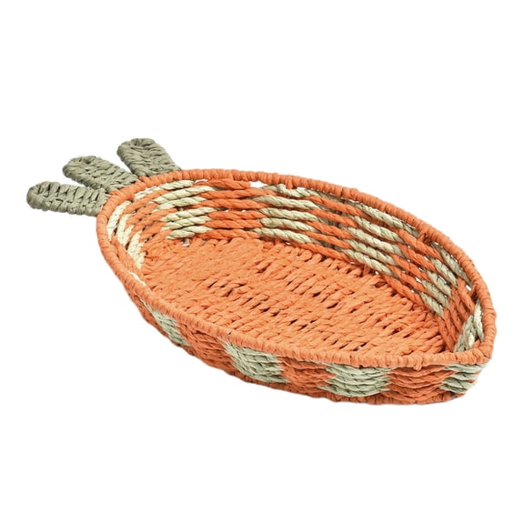 Woven Storage Bin With Airflows Design Fruit Vegetable Inspires Shape Kitchen Counter Organizer Home Decoration
