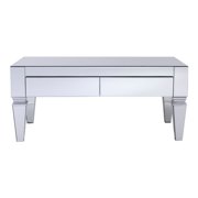 SEI Furniture Darien Contemporary Mirrored Storage Coffee Table