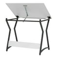 thumbnail image 3 of Hourglass 2 Pc. Craft Set Drafting Table 30" High with Angle Adjustable Top and Stool-13296, 3 of 8
