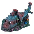 thumbnail image 1 of unbranded Adorno De Resina Para Acuario Con Estatua De Naufragado Azul Para Ambiente Acuático, 1 of 7