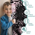 thumbnail image 3 of Blackout Kids Curtains,Black and Pink Of Leopard Print Childrens Insulated Curtains Set Of 2,Bedroom Essentials,Toddler Room Decor 52"x84", 3 of 5