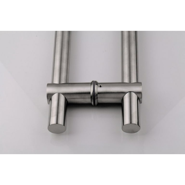 Round 300mm Push Pull Stainless Steel Door Handle Entrance Entry
