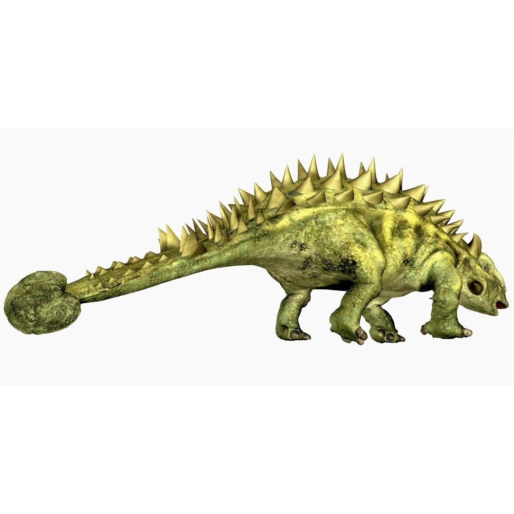 Talarurus was a herbivorous dinosaur with a club tail that lived during the Cretaceous Period of