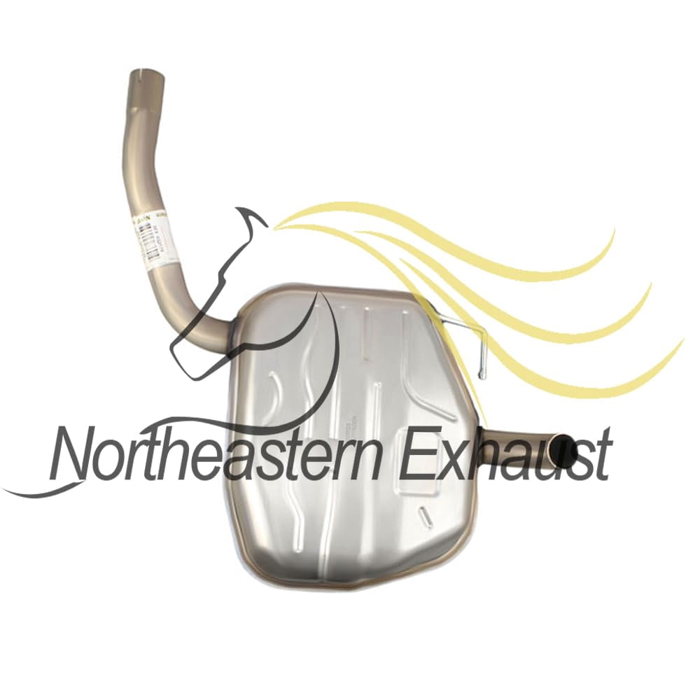 Northeastern Exhaust Passenger Side Muffler Fits 2008-2015 Volvo XC70 3.2L - Direct Fit | Stainless Steel Exhaust