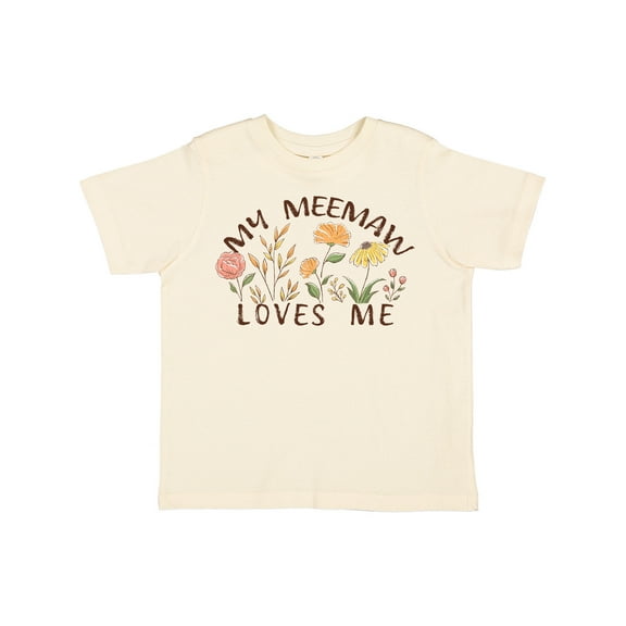 Inktastic My Meemaw Loves Me Boys or Girls Toddler T-Shirt
