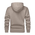 thumbnail image 4 of Jerdar Men's Solid Color Loose Casual Multi-Pocket Hooded Full Zip Long Sleeve Jacket Outdoor Jacket Men, 4 of 8