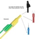 thumbnail image 4 of Kit De Cables De Prueba De Silicona, Kit De Sonda De Prueba De Conector Banana Completo, Flexible, Respetuoso Con El Medio Ambiente, Resistente Al Desgaste Para Multímetro, 4 of 7