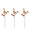 Orange-3Pcs, variant on CuiLiyq 1 Pcs Artificial Pomegranate Branches, 36.6 Inch Faux Fruit Tree Stems with Foam Fruits for Home Living Room Table Vase Floral Arrangement Decor