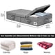 thumbnail image 2 of Almacenamiento Debajo de La Cama Con Tapa 2PCS, Contenedores Plegable Bajo Cama, Cajas de Almacenamiento De Gran Capacidad, Organizador de Almacenamiento para Ropa, Zapatos, Mantas, Almohadas, 2 of 8