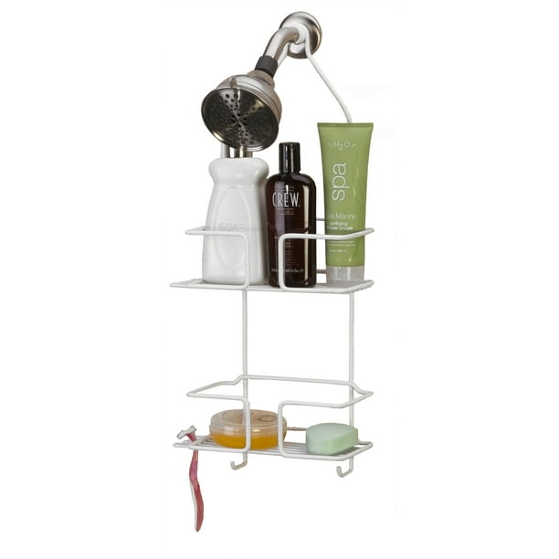 Panacea Deluxe Shower Caddy White Walmart Com Walmart Com