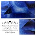 thumbnail image 7 of PiccoCasa Deep Pocket 4 Piece Galaxy Bed Sheets Set, Soft Polyester Full Sheets, Blue, 7 of 7