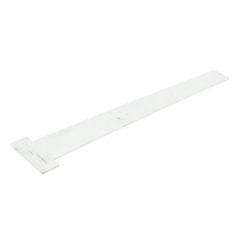 LeeQinersw 16'' Guitar Fingerboard Fretboard Bridge Positioning Marking Template 16inch 16 inches