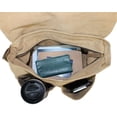 thumbnail image 6 of Vagarant Traveler 13.5" 100% Cotton Washed Canvas Messenger Bag C51.KK, 6 of 6