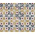 thumbnail image 4 of oneOone Cotton Flex Fabric Check & Triangle Ikat Print Fabric By The Yard 40 Inch Wide, 4 of 4