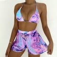 thumbnail image 1 of Plus Size 4th Of July Printed Swimsuits For Women Two Piece Bathing Suits Long Torso Tank Tops With Bottoms Swim Shorts, 1 of 6