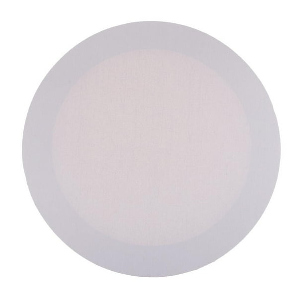 Seitruly White round Blank Canvas Wooden Frame 20cm Oil DIY For Painting Acrylic cartulina