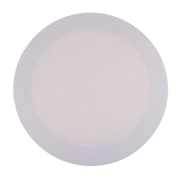 Methold White round Blank Canvas Wooden Frame For 20cm Painting Acrylic DIY Oil cartulina