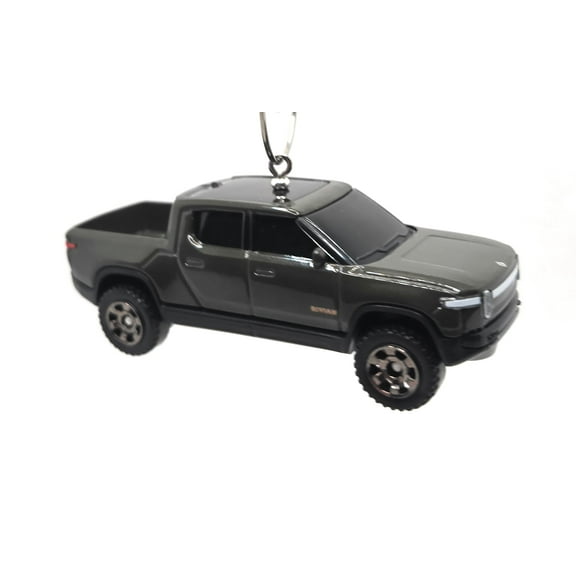 Rivian R1T Pickup Truck Green Christmas Ornament