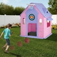 thumbnail image 3 of AKDSteel Kids Outdoor Playhouse With Mailbox, Windows, And Half Door, Charming Playhouse For Backyard Fun And Imaginative Play, 3 of 8