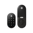 thumbnail image 1 of Smart Lock Google Nest x Yale, de gamuza negra, a prueba de manipulaciones, 1 of 9