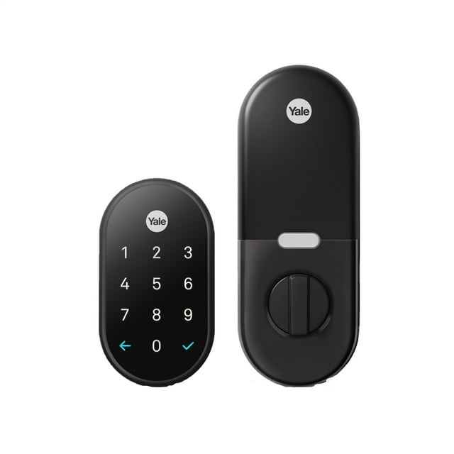 Smart Lock Google Nest x Yale, de gamuza negra, a prueba de manipulaciones
