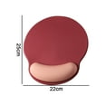 thumbnail image 2 of Ergonomic Candy-Color Mouse Pad, with Gel Wrist Rest Support, Non-Slip for Home Office Working, 2 of 6
