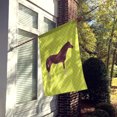 thumbnail image 2 of Carolines Treasures BB7739CHF Anglais Pur-Sang Cheval Drapeau Vert Toile Maison, 2 of 4