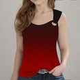 thumbnail image 2 of ZACPNCV Tank Tops for Girls Dressy Casual Sleeveless T Shirts Loose Comfy Camisole Trendy Cute Blouses Summer Top Red 13-14 Years, 2 of 5