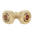 thumbnail image 2 of Codo Tubo NPT De Compresión Tornillo Adaptador Conector Acoplador Acoplamiento Amarillo L18 Macarena Ajuste de compresión, 2 of 5