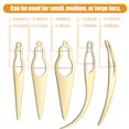 thumbnail image 2 of WILLBOND 5 Pcs Dreadlock Interlocking Tool for Locs with Metal Box Sisterlock Retighten Tool for Dreadlocks Interlocks Crochet Braiding Hair Tightening Maintaining Extensions Accessory(Gold), 2 of 8