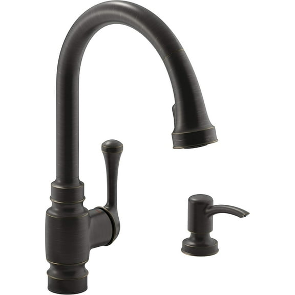 KOHLER Carmichael Kitchen Sink Faucet Tap Oil-Rubbed Bronze R72512-SD-2BZ