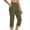 #189-Green, variant on Women Solid Color High Waist Capri Pants with Pockets for Yoga and Daily Wear Gift