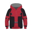 thumbnail image 3 of Sudadera con capucha 3D de Deadpool para niños, sudadera de superhéroe de anime, sudadera cómoda y transpirable., 3 of 4