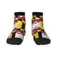 thumbnail image 7 of Women Men Athletic Socks Flag Of Maryland Cushioned Quarter Ankle Socks, 7 of 7