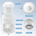 thumbnail image 2 of Electric Snow Cone Shaved Ice  with Upgraded Motor for Fast Fluffy Ice, Compact Design for Home Parties and Gifts, White, 2 of 6