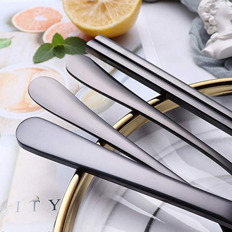 Portable Stainless Steel Flatware Set, Travel Camping Cutlery Set