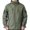 #Green, variant on DPTALR Men's Outdoor Mountaineering Warm Velvet Jacket with Long Sleeves ,Hood ,Work Coat Features,Gray,S