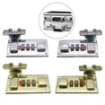 thumbnail image 4 of stanreset 2x AssortedColor Sturdy And Durable Hasp Latch For Tool Box And Suitcase Hasp With Combination Lock silver 65*29mm, 4 of 6