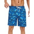 thumbnail image 6 of DAKIMOE Mens Swim Trunks with Compression Liner Quick Dry Board Shorts Beach Sports Short for Men Swimming Bathing Suits with Pockets Swimwear Surfing S to XL, 6 of 8