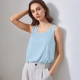 thumbnail image 2 of WAYUTE Tank Tops for Women Loose Fit Sleeveless Vest Top Solid Color Layering Camisole Undershirts Trendy Versatile Summer Outdoor Casual, 2 of 7