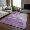 thumbnail image 6 of Addison Rugs Mayfield Washable Transitional Watercolors Lilac Rectangle Rug, 10' x 14', 6 of 6