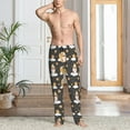 thumbnail image 2 of Pofeuu Cute Bee Gnome Print Men's Pajama Pants, Soft Lounge Pajama Pants with big pockets for Men Plaid Pj Bottoms-XX-Large, 2 of 6