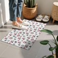 thumbnail image 4 of White Cow Heart Pattern Door Rugs,Washable Non Slip Door Mats Indoor,Decorative Door Mats,Entry Mat Indoor for Entrance,Bedroom,Kitchen,Bathroom,16"x24", 4 of 6