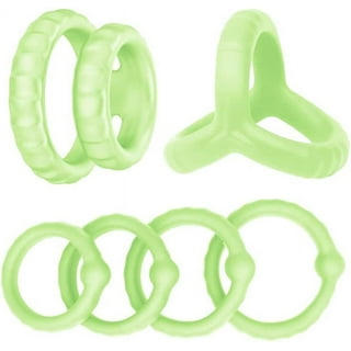 Amovibe Silicone Penis Ring Set Sex Toys for Men, 10 PCS Men’s Rings Penis  Sleeve Shaft,Soft Stretchy Male Sex Toys, Adult Toys