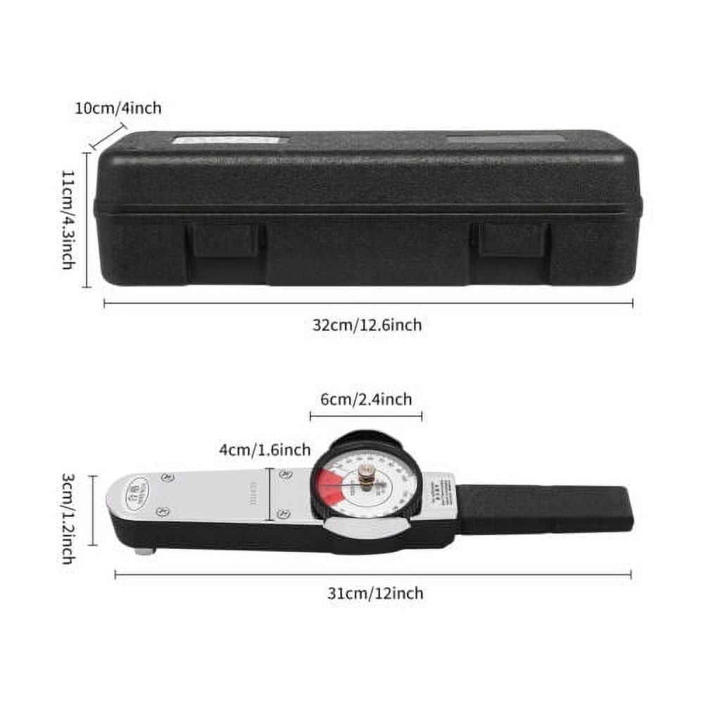 2-dir dial torque wrench 0-1N.m indicator cursor spanner watch tester 0-100N.m