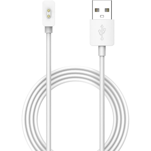 KOMI Compatible with Redmi Watch 4 USB Charger -1M Charging Cable Stand Replacement Charge Dock Station Compatible with Xiaomi Smart Band 8/8 Pro / 8 Active,Redmi Watch 3/3Active /3 Lite/2 (White)