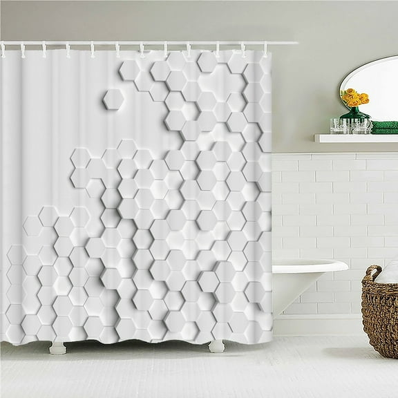 high quality washable bathroom curtains 3D printing shower curtain polyester bath screens home decoration