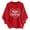 1-Red, variant on IWRICH Christmas Sweatshirts for Women Merry Christmas Plaid Pullover Sweatshirts Holiday Vacation Graphic Tees Tops 7-Red XL