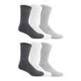 thumbnail image 3 of Athletic Works Men's Crew Socks, 6-Pack, 3 of 6