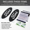 thumbnail image 4 of BocaDecals 2015-2023 Ford F150 Emblem Overlay Insert Decals (Set of 2) - Made in USA - Small Home Business (MatteBlack, XL/XLT/Lariat/Tremor), 4 of 18